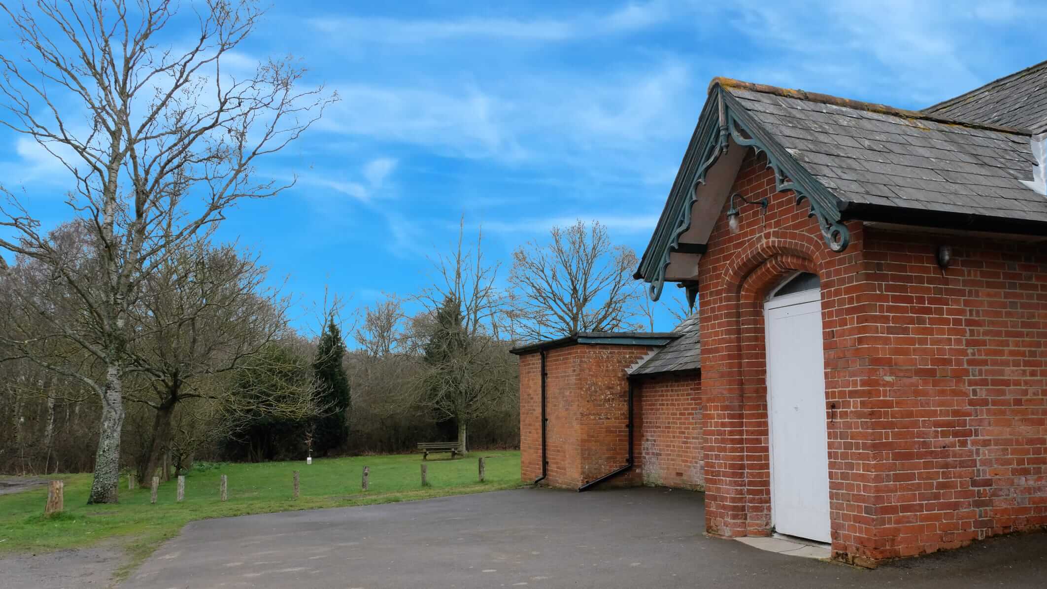 Plaitford Village Hall main door